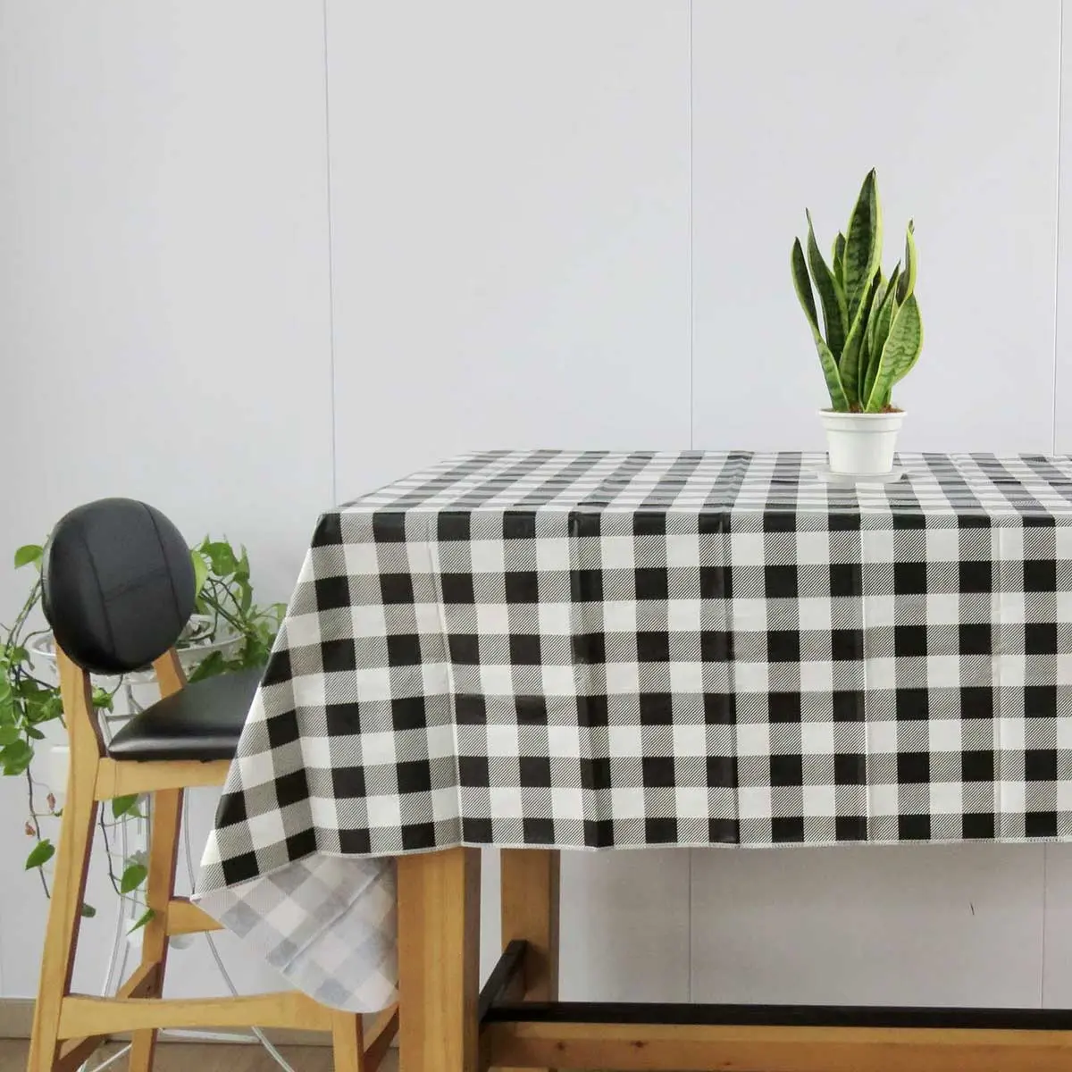 Buffalo Plaid Flannel Backed Vinyl Tablecloth