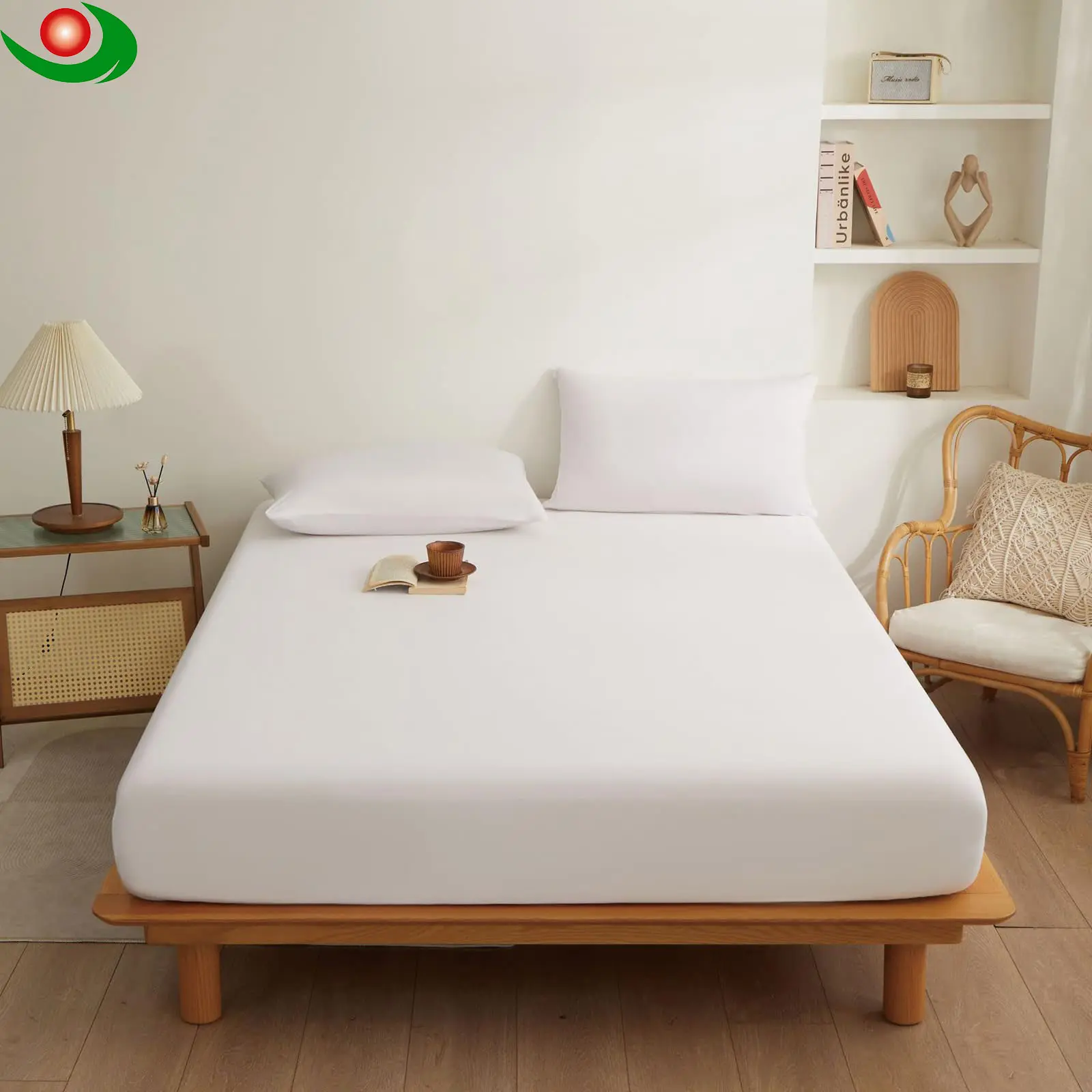 Premium Waterproof Terry Mattress Protector,Mattress Cover, Breathable, Fitted Style with Stretchable Pockets