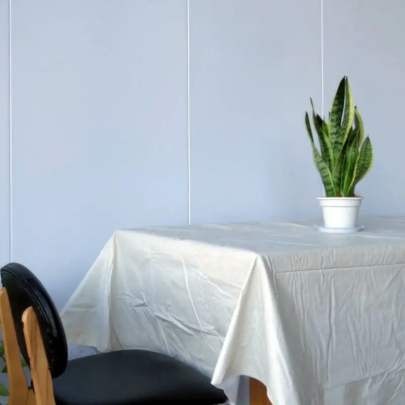 How to Make Plastic Tablecloths Not Look Cheap?