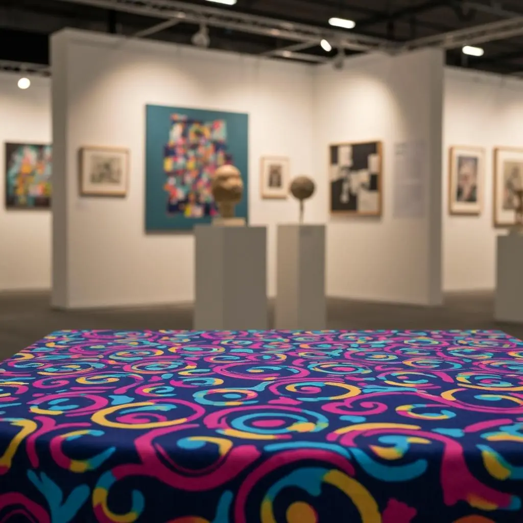 Custom Event Table Covers with Logo Printing for Trade Shows