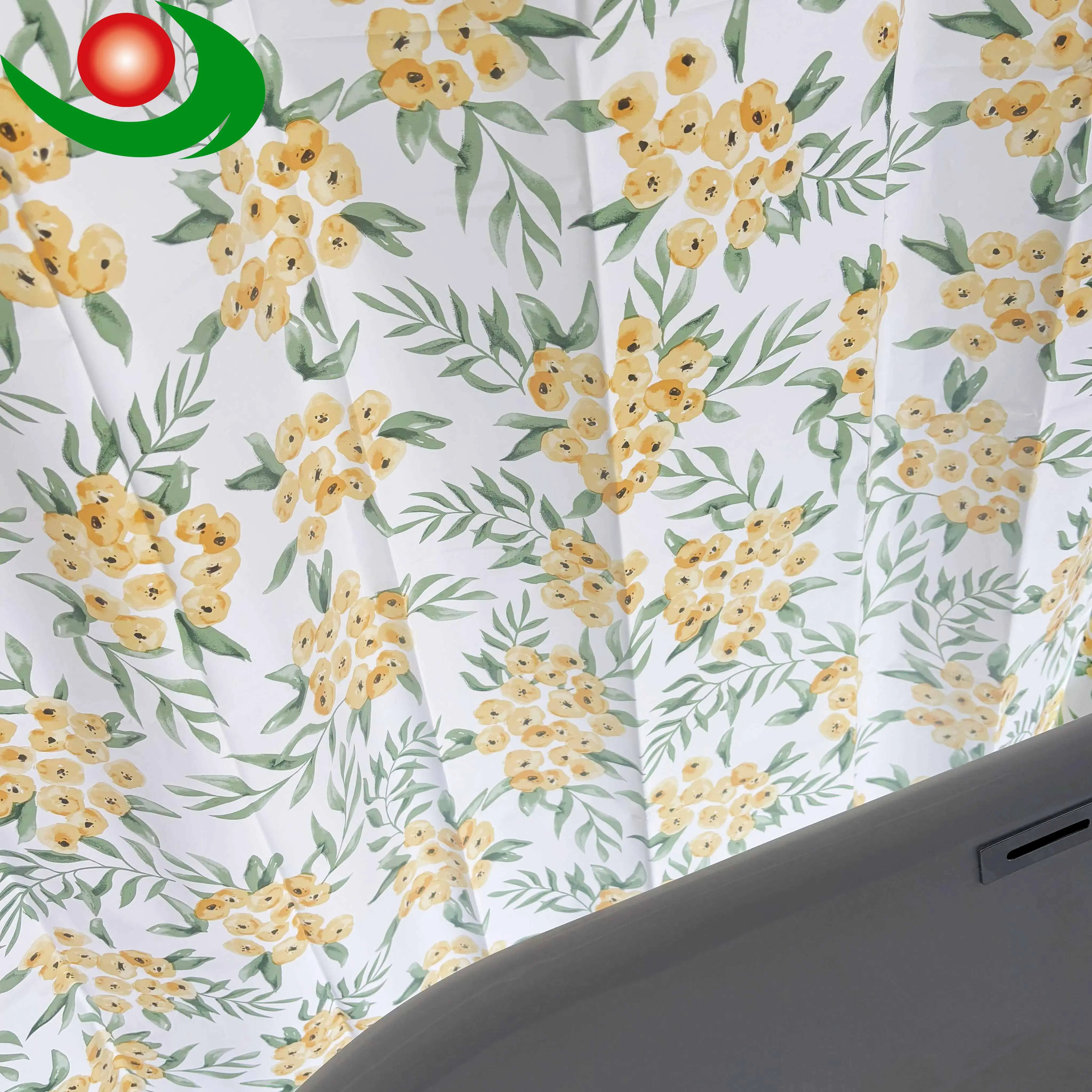 Nature-Inspired PEVA Shower Curtain