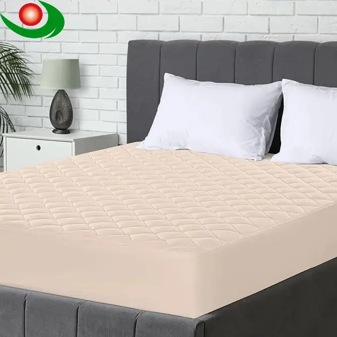 Premium Mattress Protector Waterproof, Fitted Sheet Luxury, 3D Pattern, Super Absorbent, Breathable Mattress Cover
