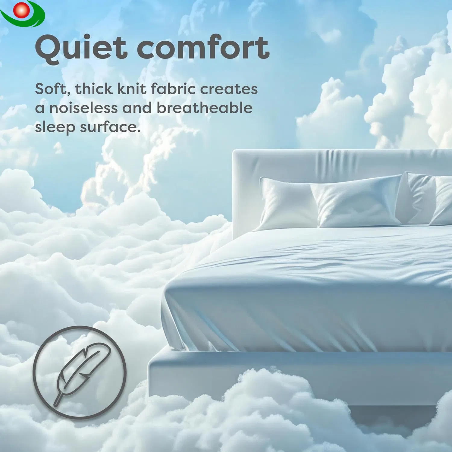 Vinyl Mattress Protector with Elastic Fitted Design