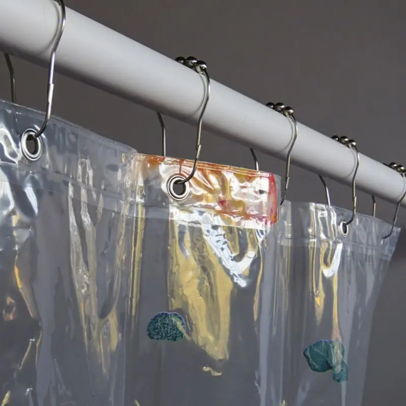 Goldfish Print Vinyl Shower Curtain