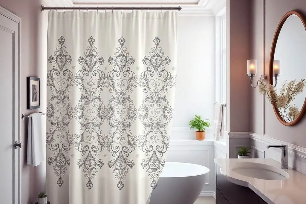 How to Make a Shower Curtain Look Fancy?