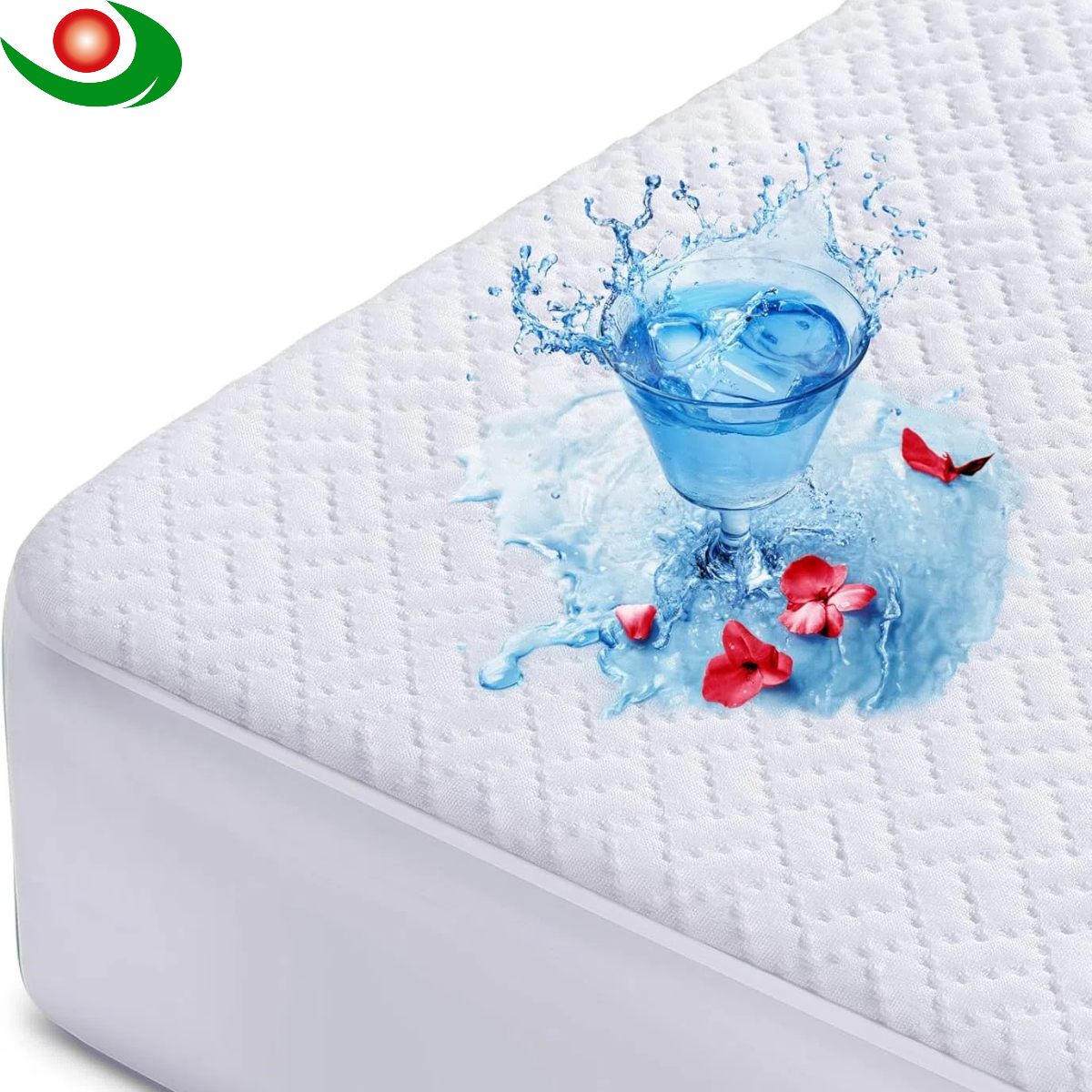Jiayuan 100% Waterproof Mattress Protector, Mattress Cover 3D Air Fabric Cooling Mattress Pad Cover Smooth Soft Breathable Noiseless, 8''-21'' Deep Pocket