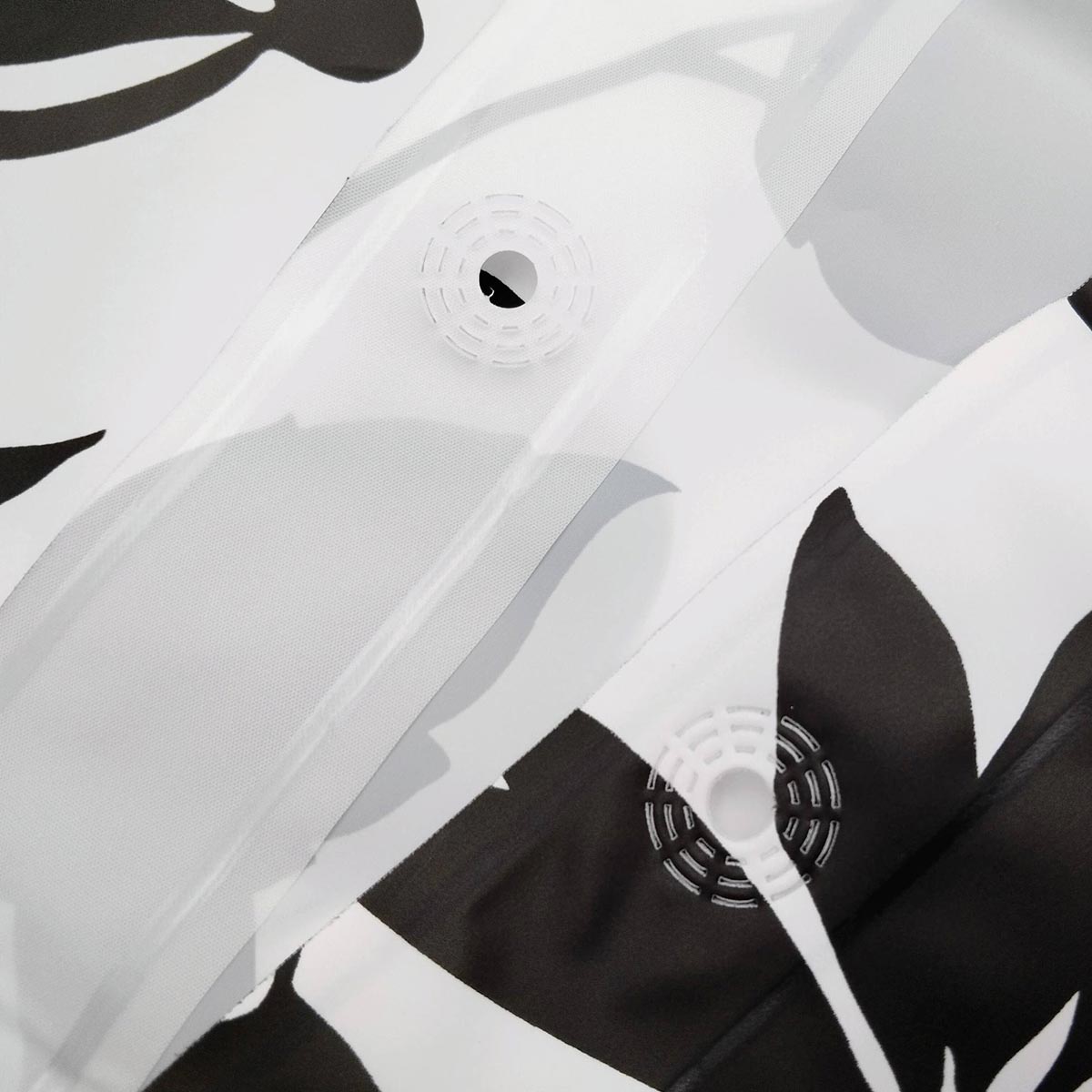 Midnight Bloom PEVA Shower Curtain