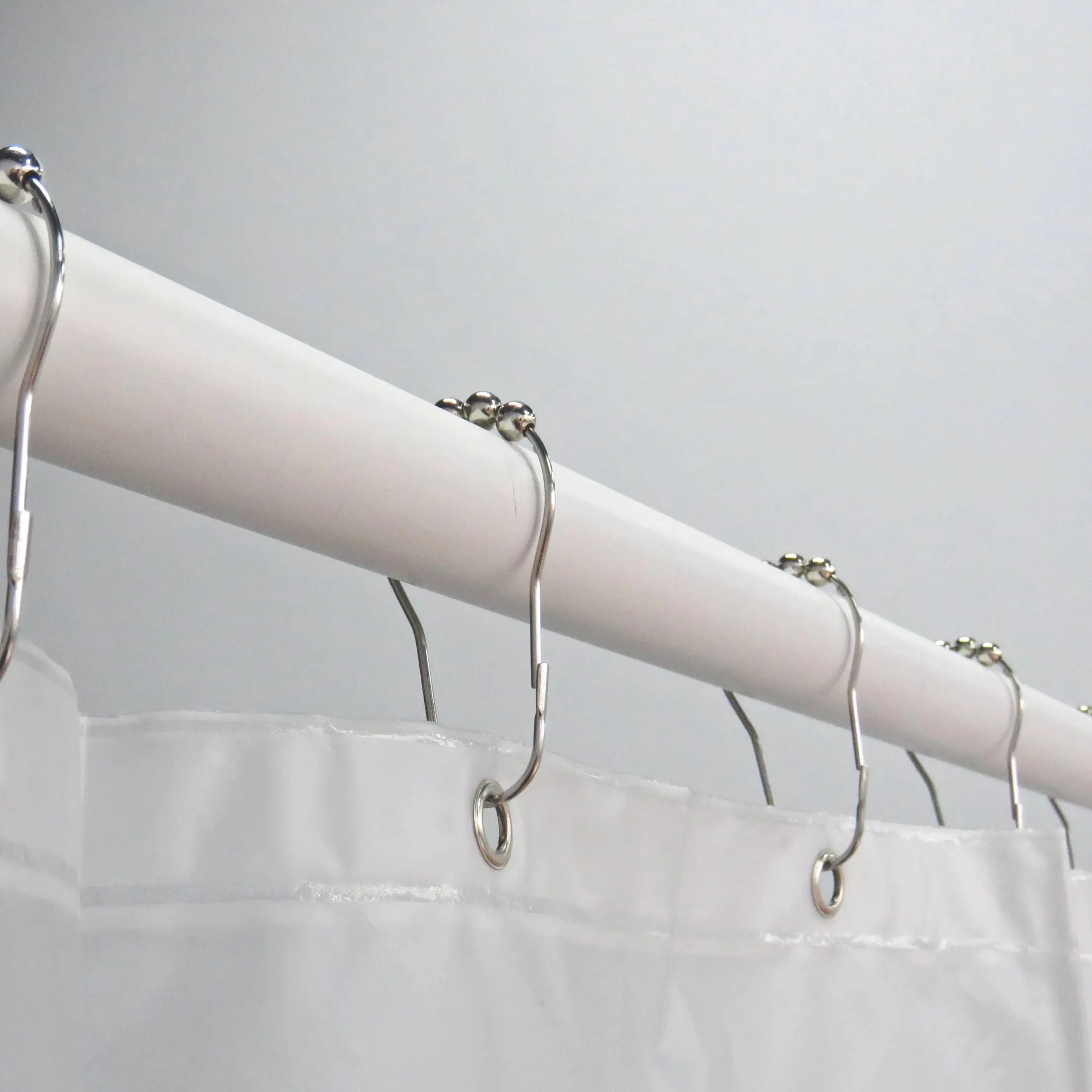 BreezeGuard Plastic Shower Drape